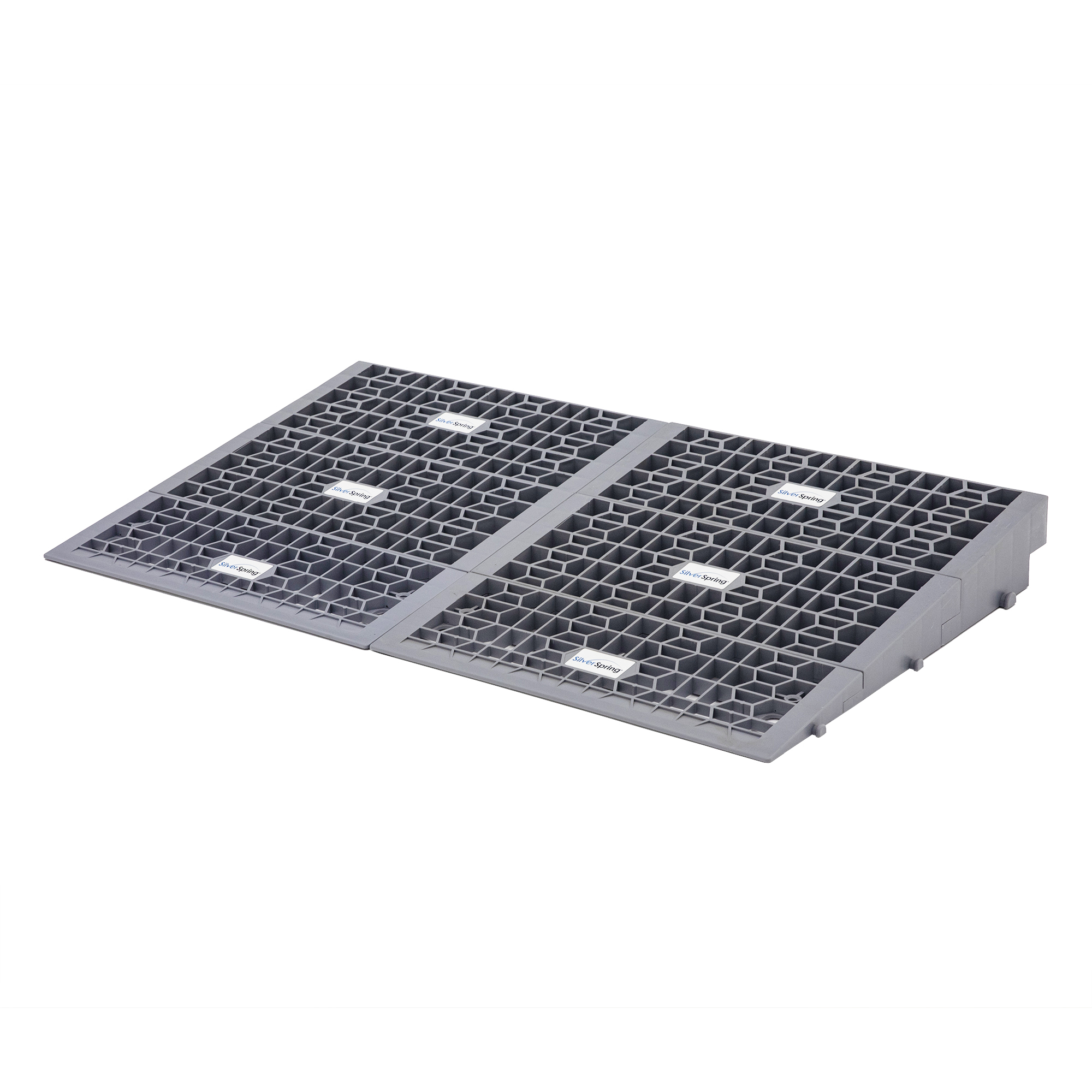 Silver Spring Plastic Multi-Height Threshold Ramp — 32in. Width, 800-Lb. Capacity, Lightweight, Model# RSR123PR